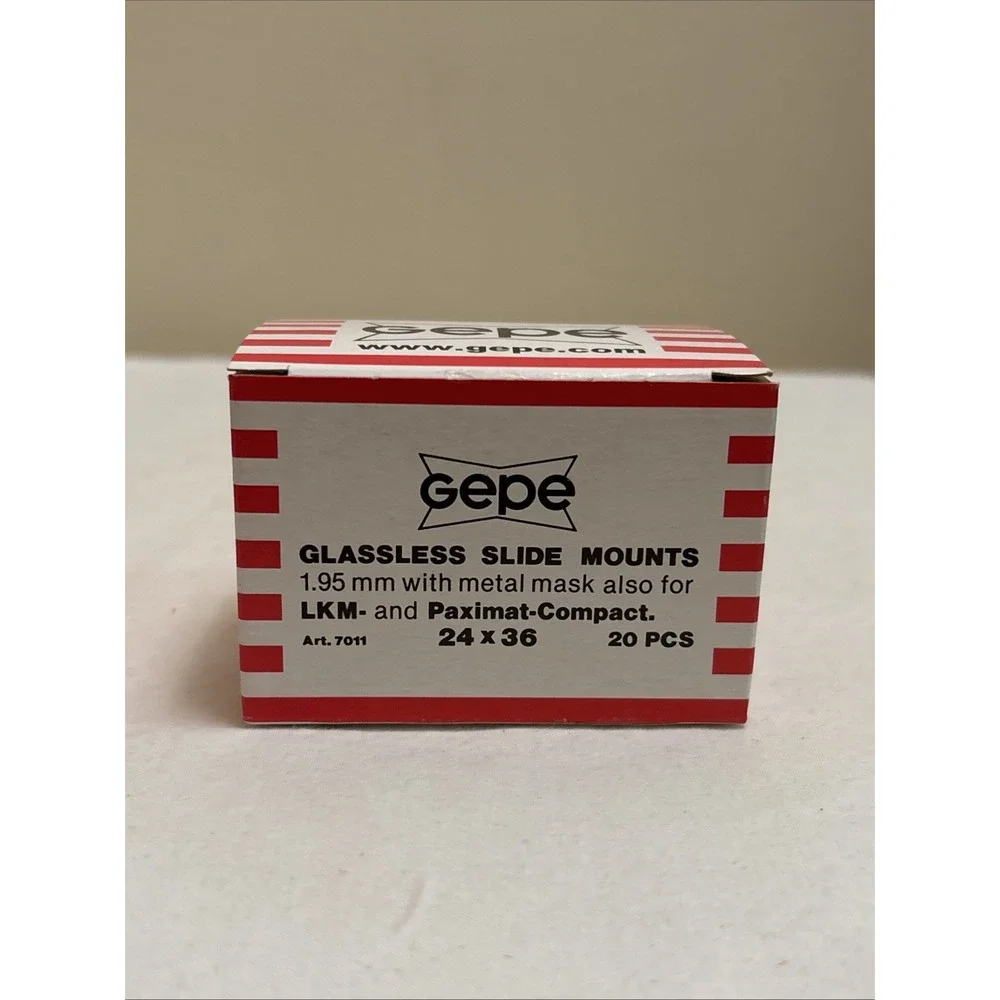 Gepe Glassless Slide Mounts 1.95mm 24x36mm Art 7011 Sweden Lot of 2 40pc Total